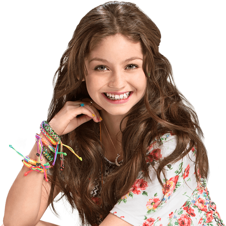 Soy Luna Smiling Character PNG Image