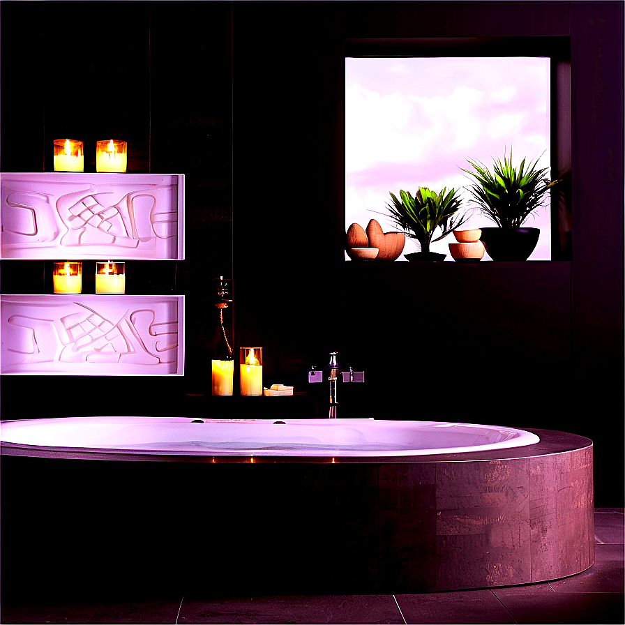 Spa-inspired Bathroom Png 05242024 PNG Image