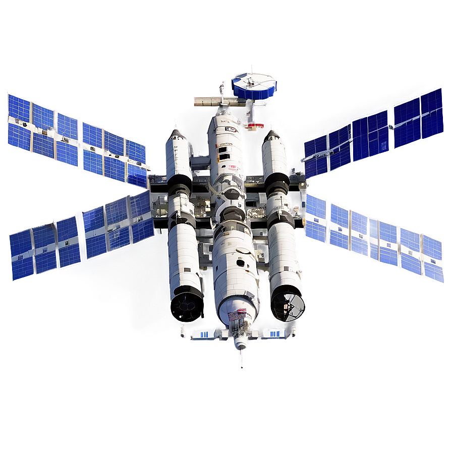 Space Adventure Iss Scene Png 06282024 PNG Image