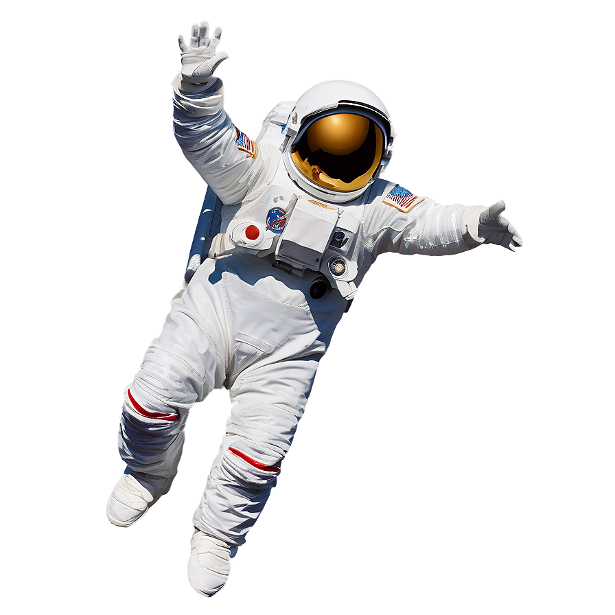 Space Astronaut Jumping Png Tuv PNG Image