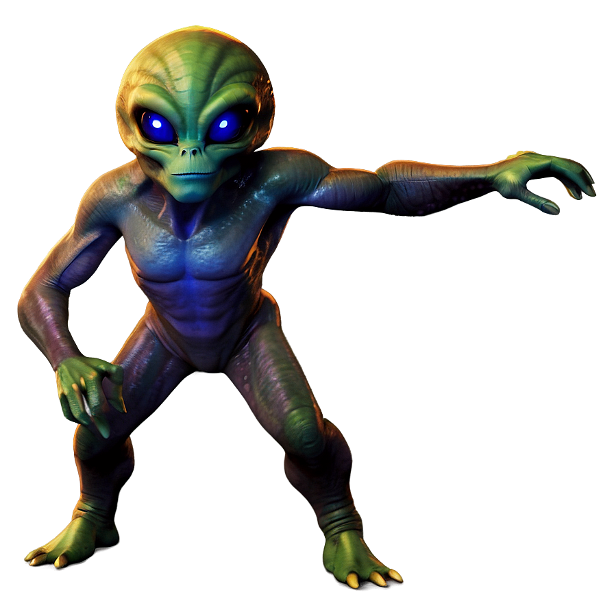 Space Cartoon Alien Png Qvt PNG Image