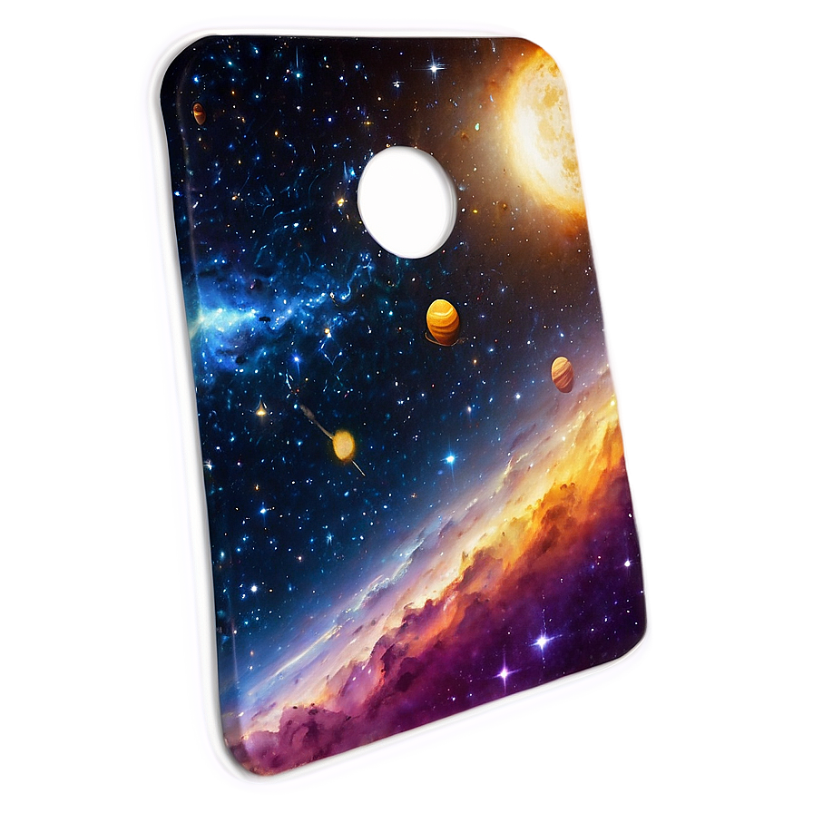 Space Galaxy Cornhole Bag Png Apg21 PNG Image