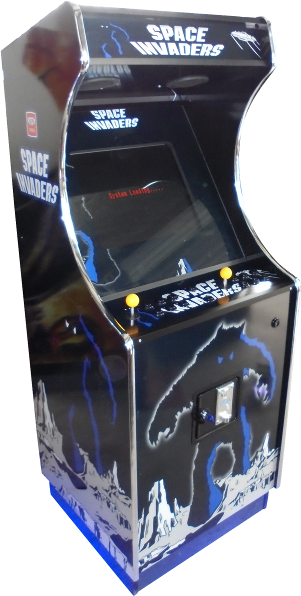 Space Invaders Arcade Machine PNG Image