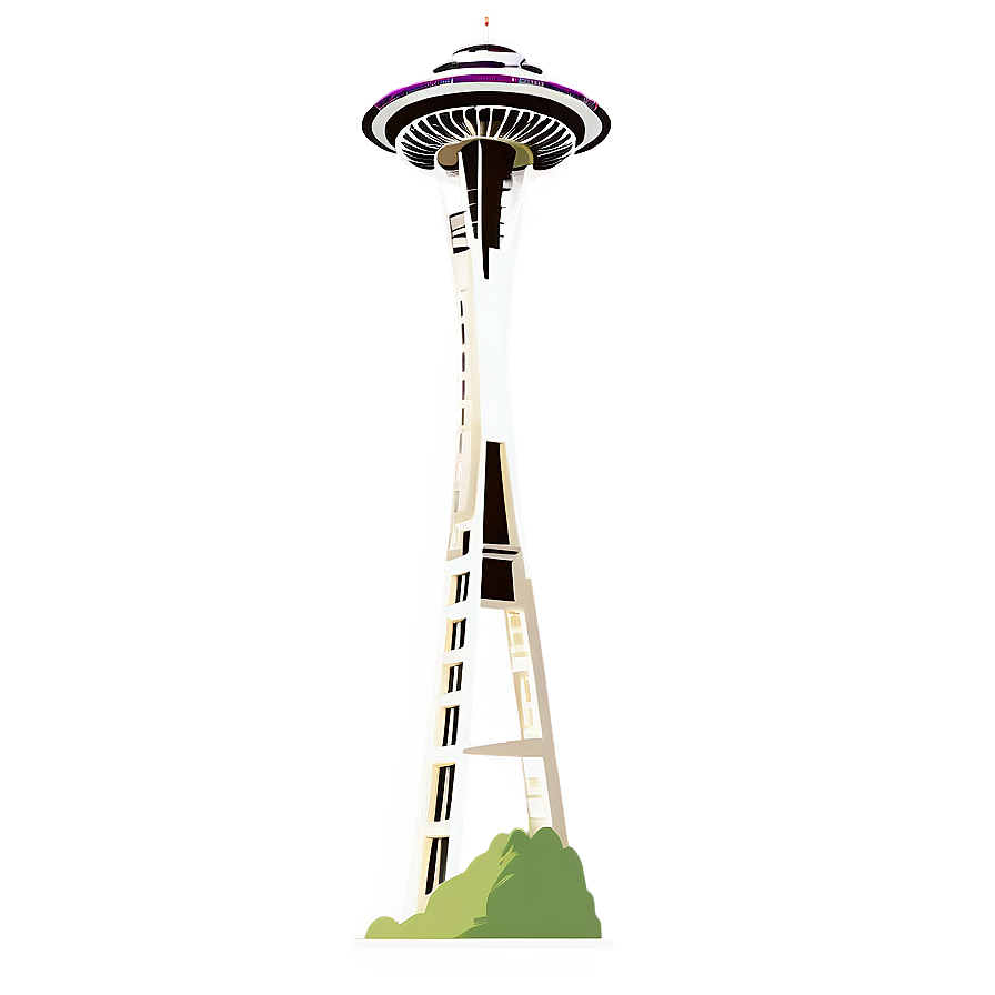 Space Needle A PNG Image