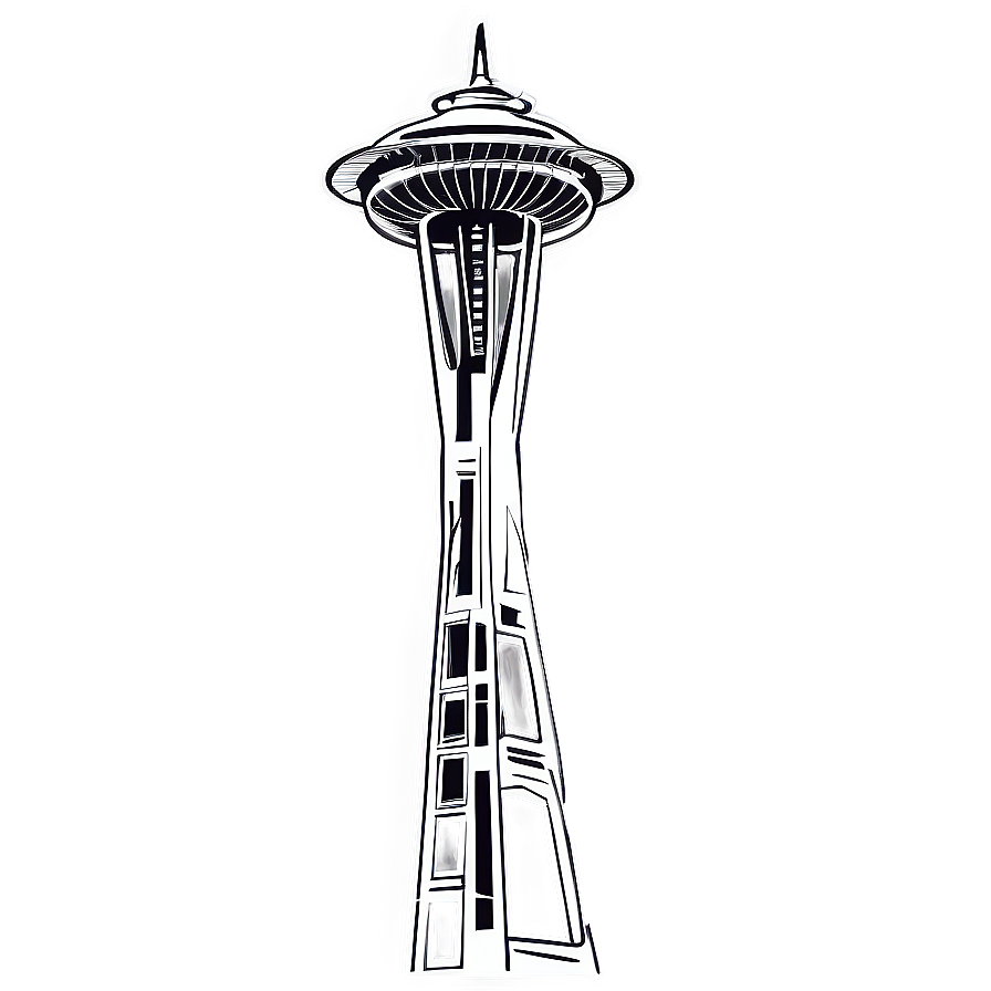 Space Needle Historical Landmark Png Mjn PNG Image