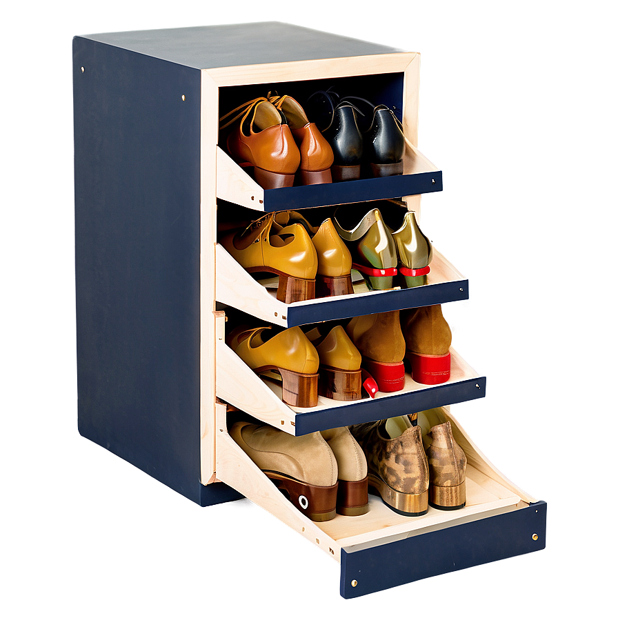 Space Saving Shoe Cabinet Png Jwv34 PNG Image