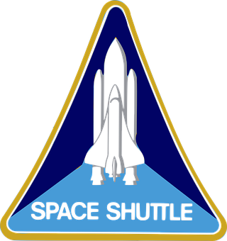 Space Shuttle Sign Graphic PNG Image