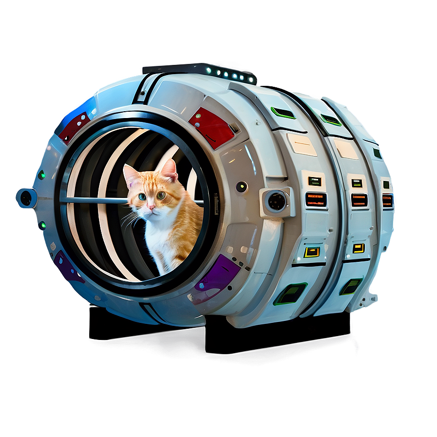 Space Station Cat Png Woi24 PNG Image