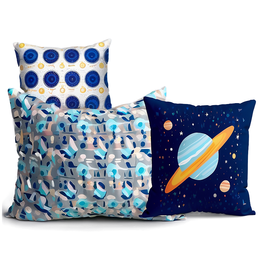 Space Theme Throw Pillows Png 06262024 PNG Image