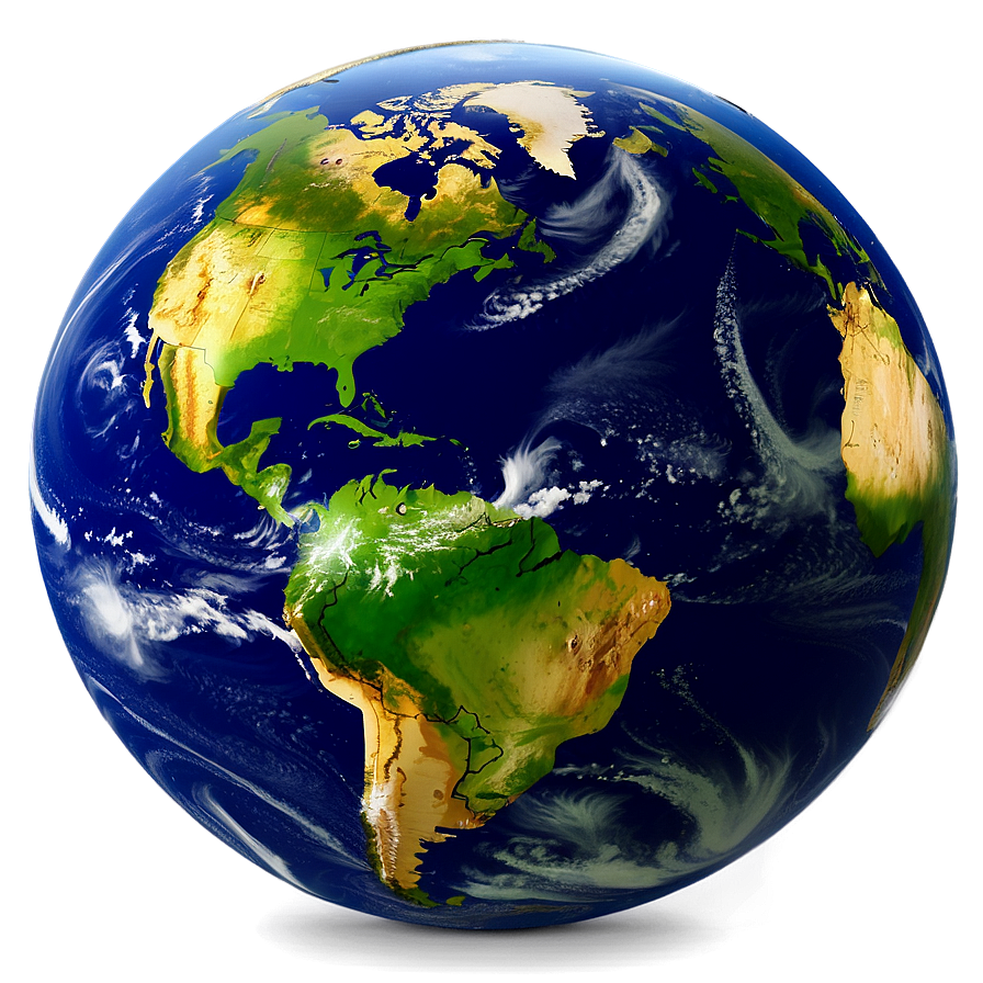 Space View Earth Globe Png Cgg12 PNG Image