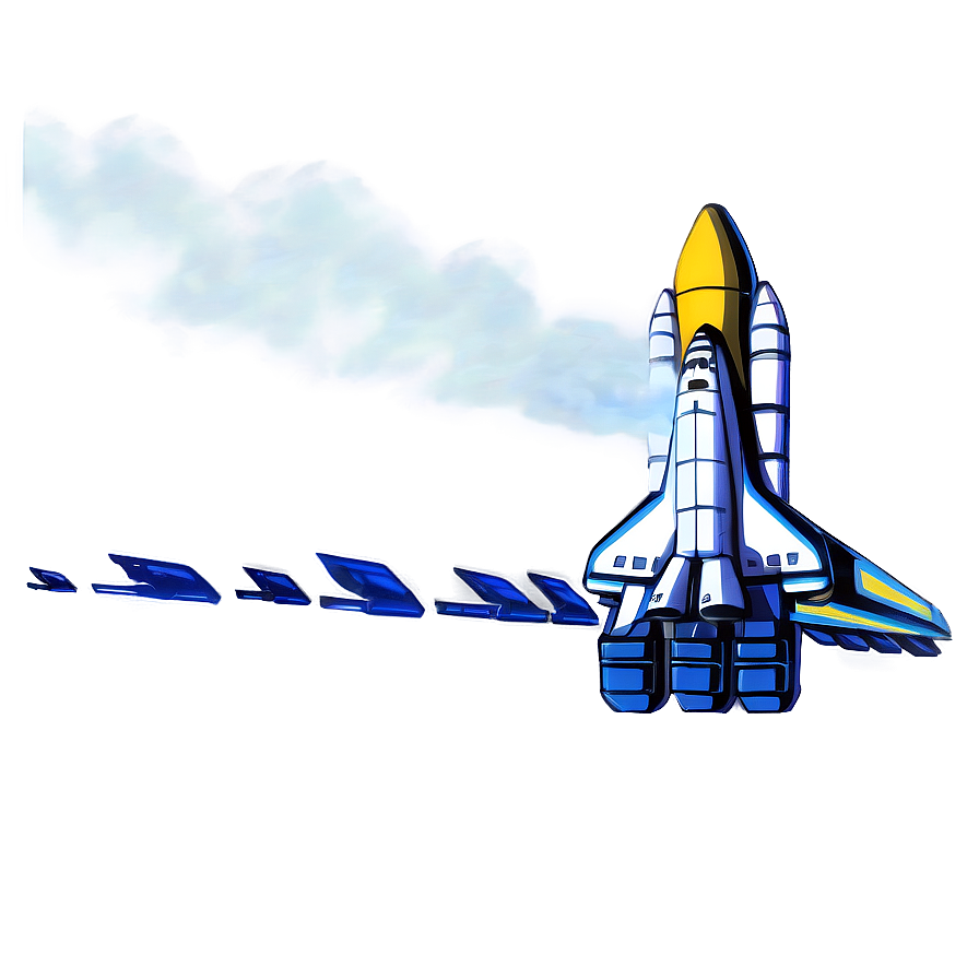 Spaceship Launch Art Png Qvo37 PNG Image