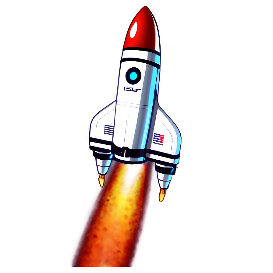 Spaceship Launch Art Png Rlb41 PNG Image