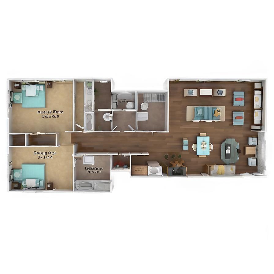 Spacious Floor Plan Png 06262024 PNG Image