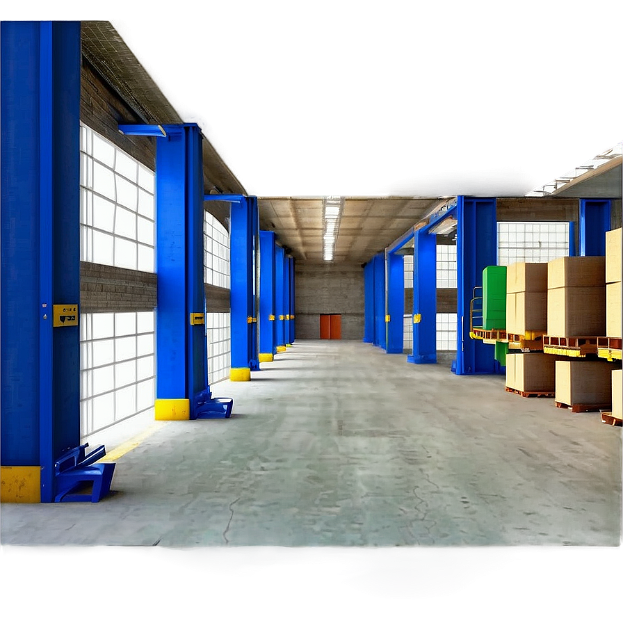 Spacious Warehouse Interior Png Xqr45 PNG Image