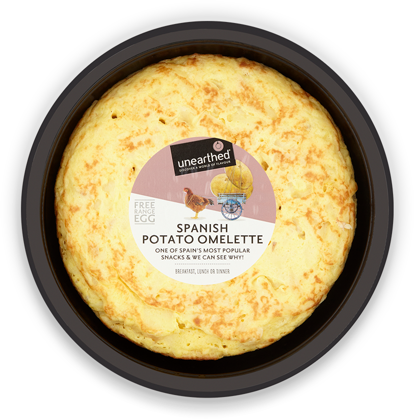 Spanish Potato Omelette Packaging PNG Image