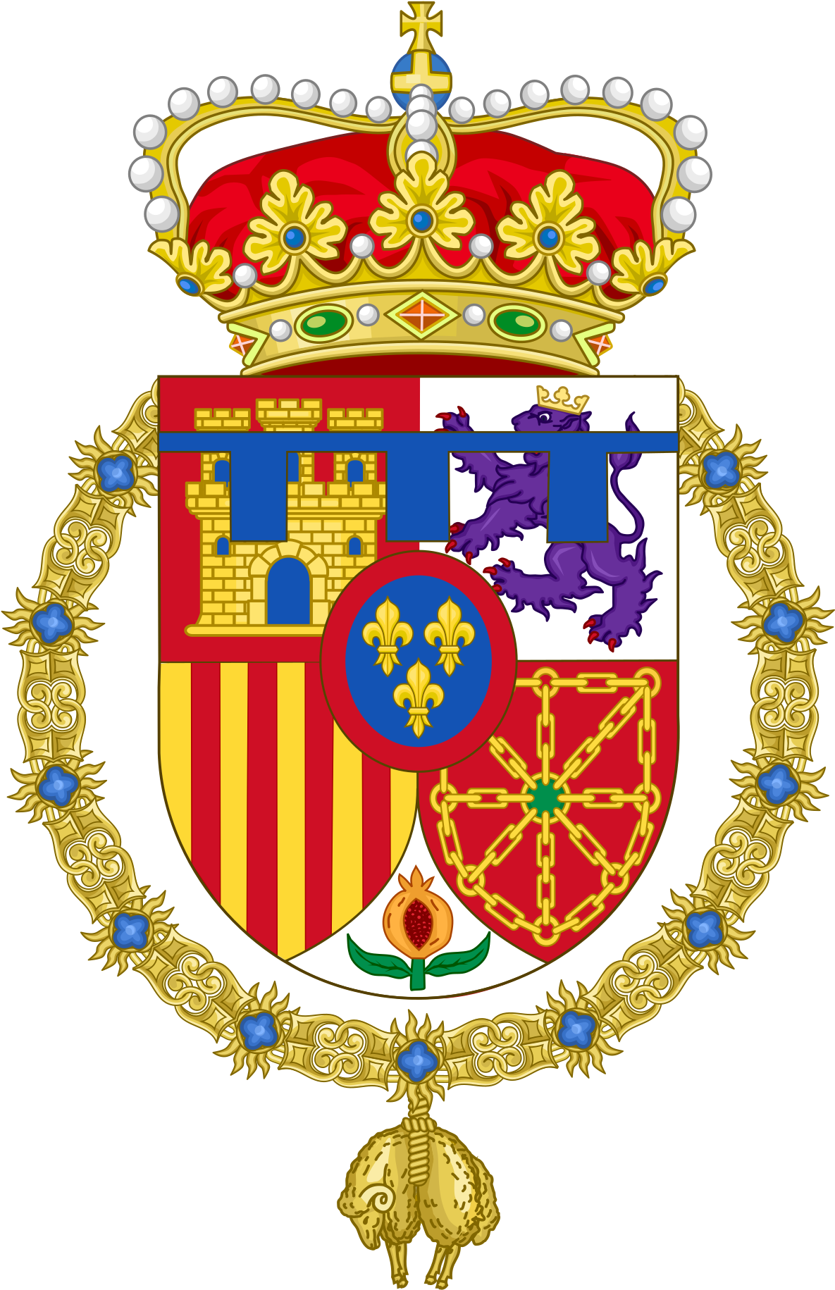 Spanish Royal Coatof Arms PNG Image