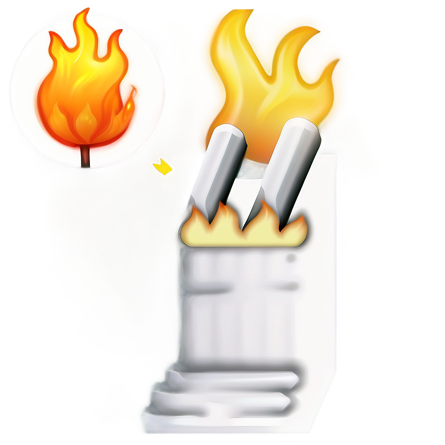 Spark Fire Emoji Drawing Png Gjy92 PNG Image