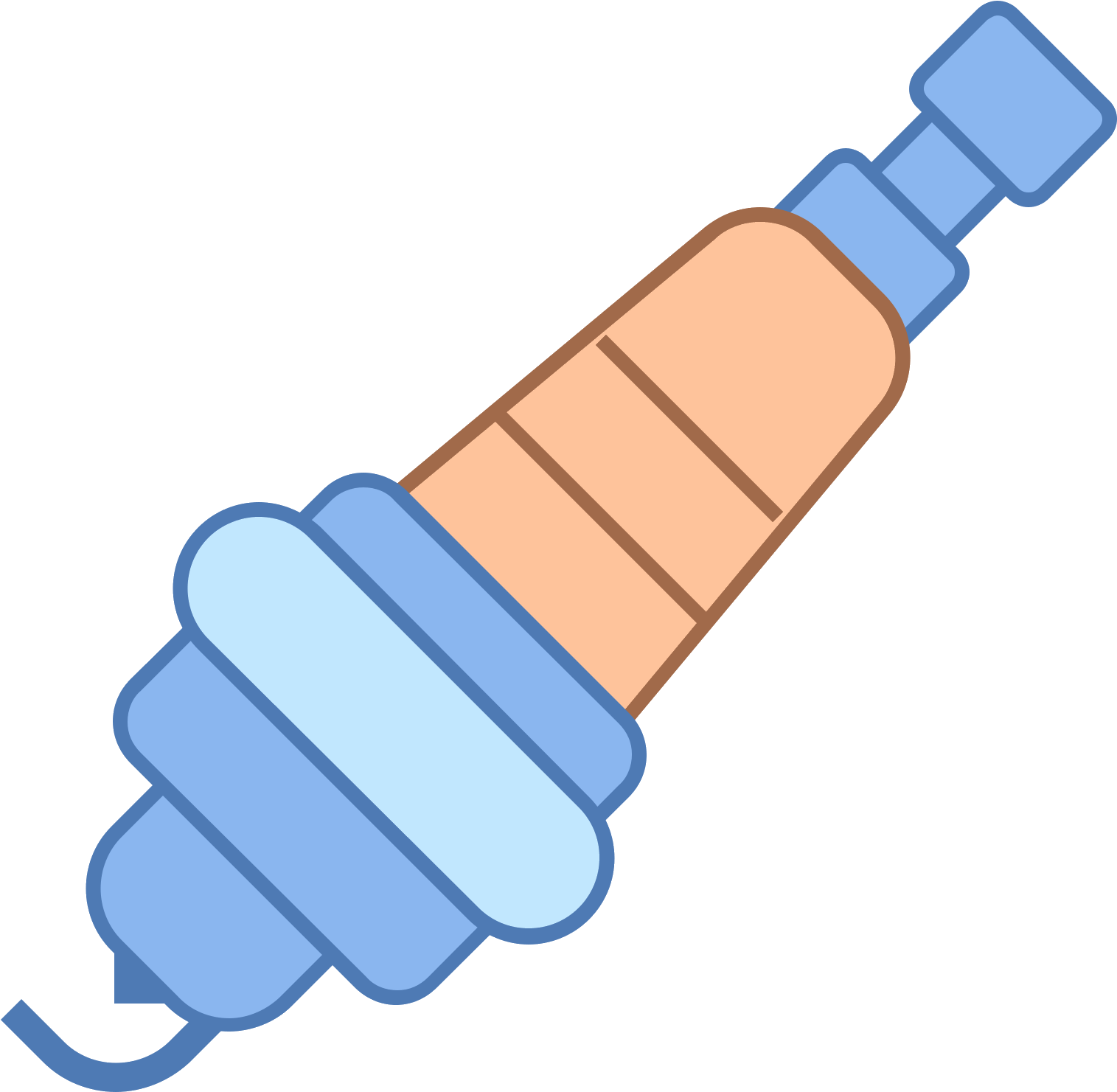 Spark Plug Graphic PNG Image