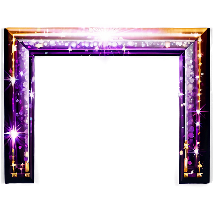 Sparkle Frame Png Vsd13 PNG Image