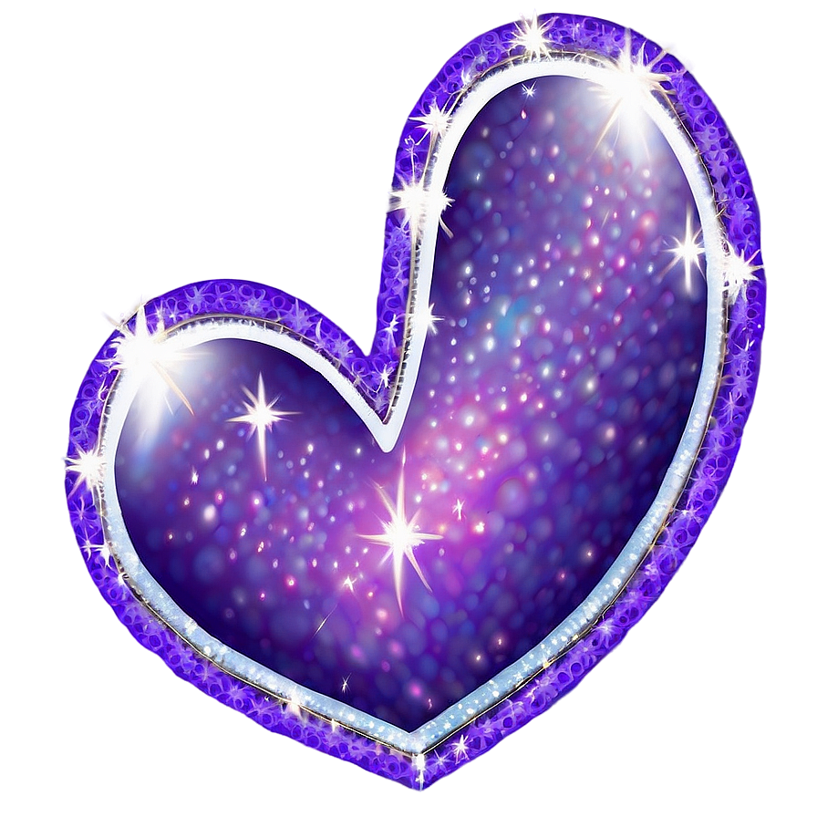 Sparkle Heart Png Gtj PNG Image