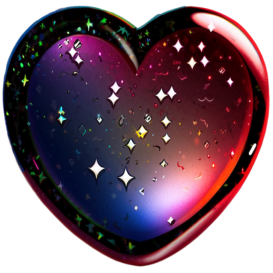 Sparkle Heart Png Jqv23 PNG Image