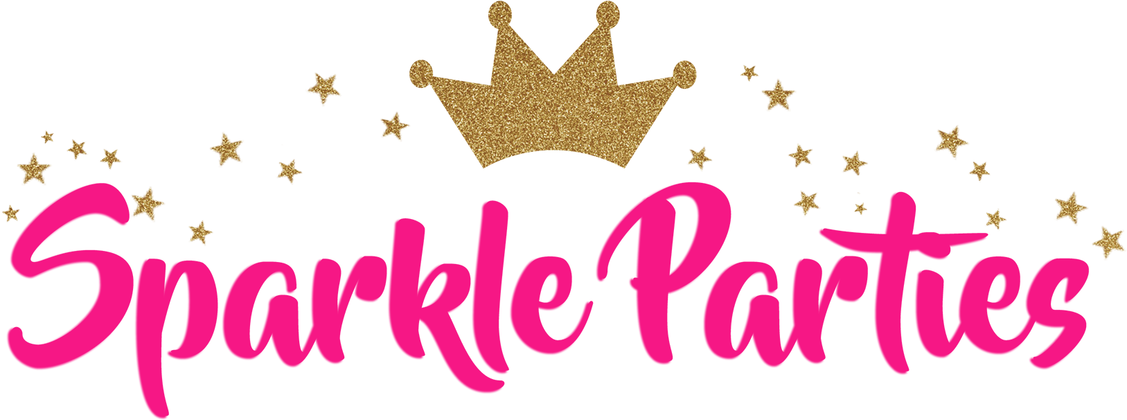 Sparkle Parties Logo Design PNG Image