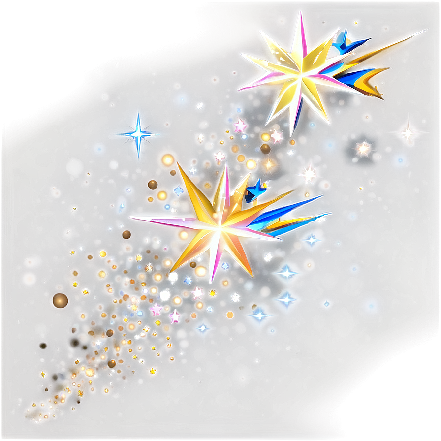 Sparkle Stars C PNG Image