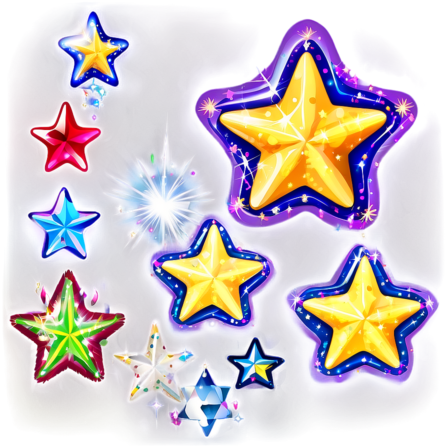 Sparkle Stars Clipart Png Lwv PNG Image