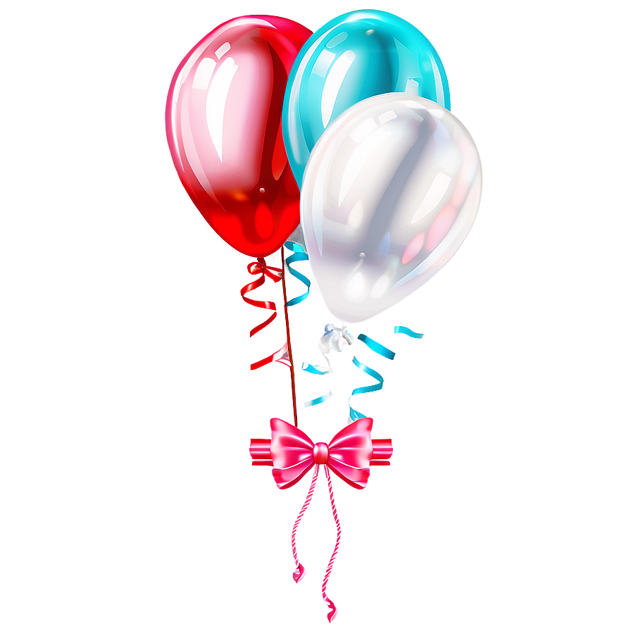 Sparkling Birthday Balloon Png Pma72 PNG Image