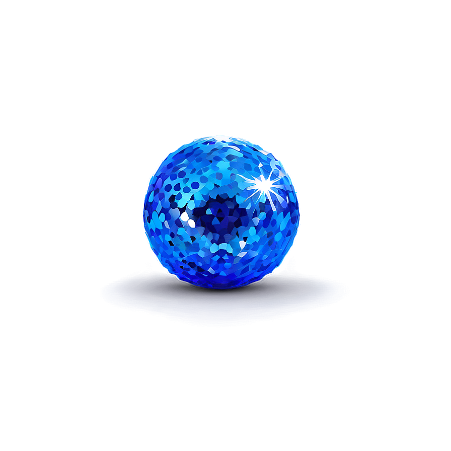 Sparkling Blue Ball Png Vjy73 PNG Image