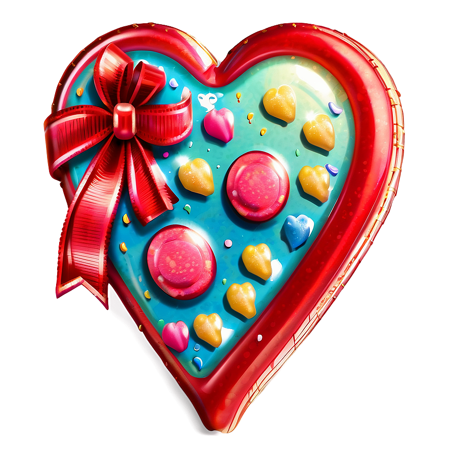 Sparkling Candy Heart Png Oni4 PNG Image