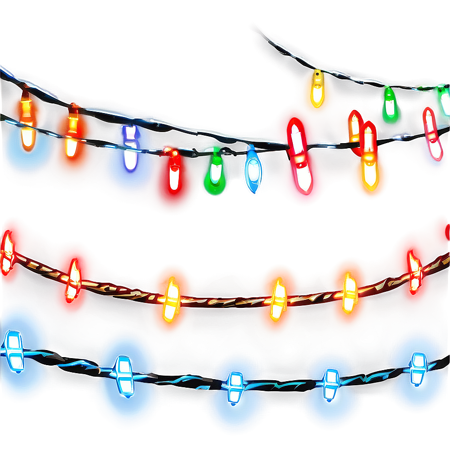 Sparkling Christmas Lights Png Eyg78 PNG Image