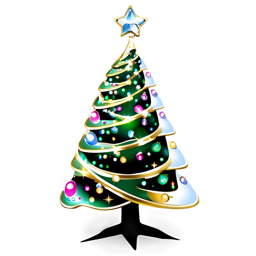 Sparkling Christmas Tree Png 93 PNG Image