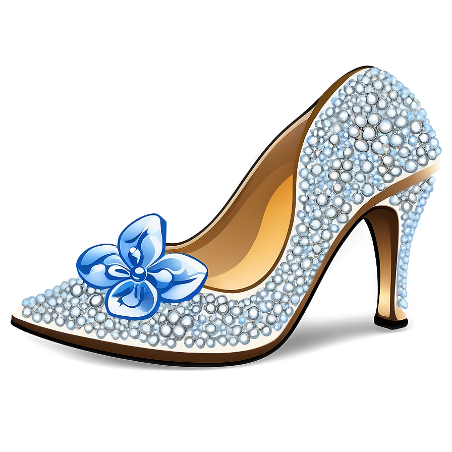 Sparkling Cinderella Slipper Graphic Png Ngs PNG Image