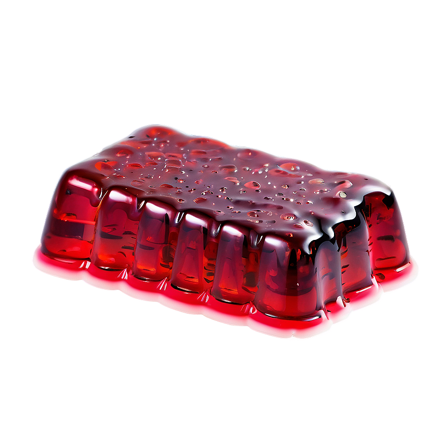 Sparkling Cranberry Orange Jello Png 06132024 PNG Image