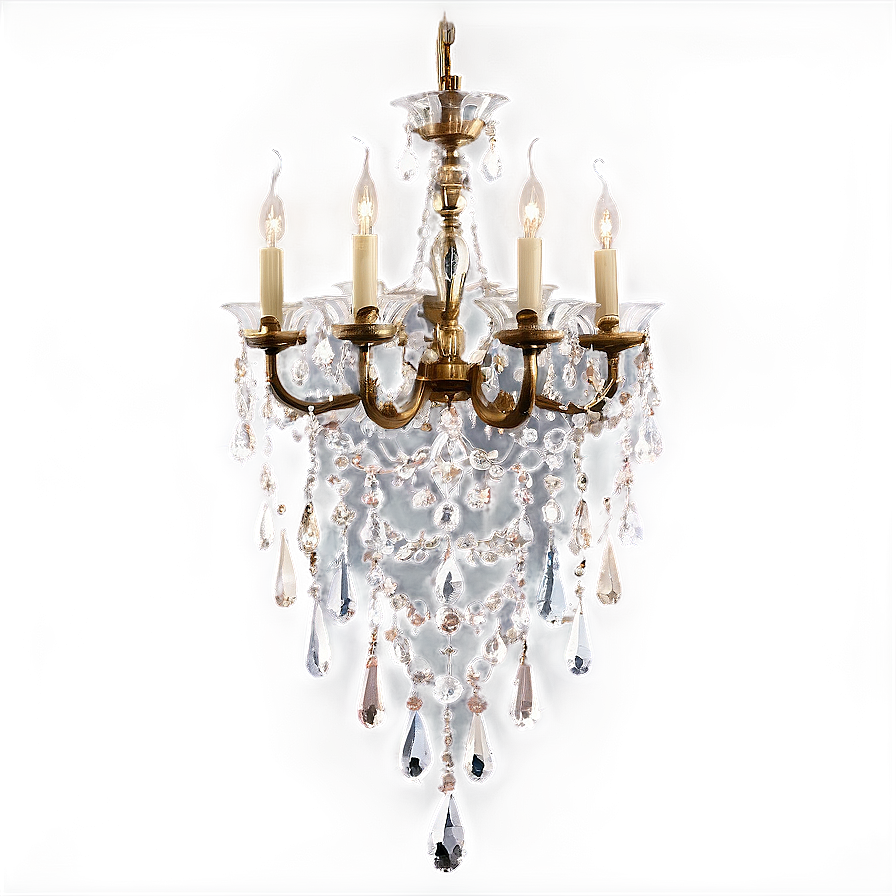 Sparkling Crystal Chandelier Png Tii PNG Image