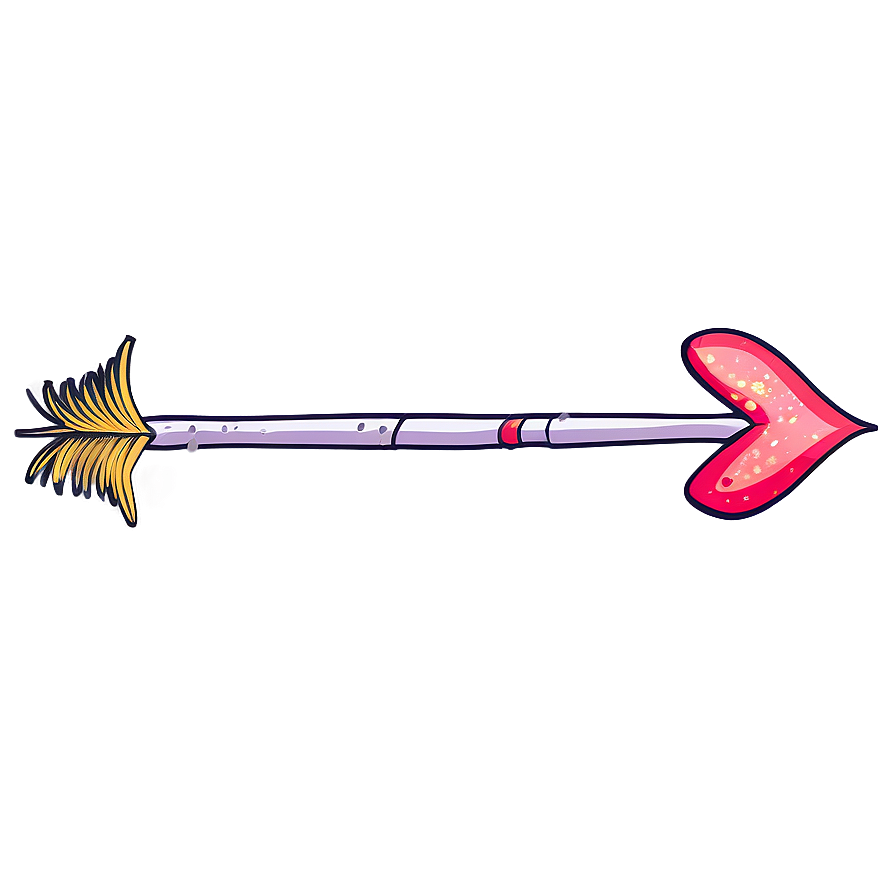 Sparkling Cupid Arrow Effect Png 14 PNG Image