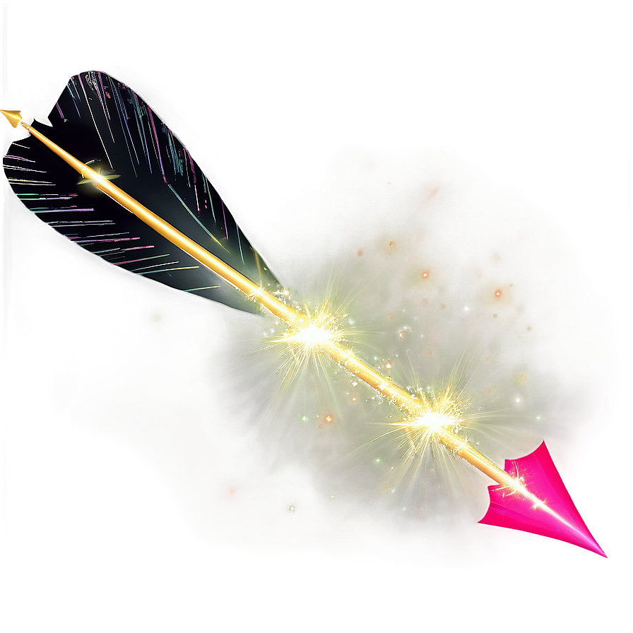 Sparkling Cupid Arrow Effect Png Dso22 PNG Image