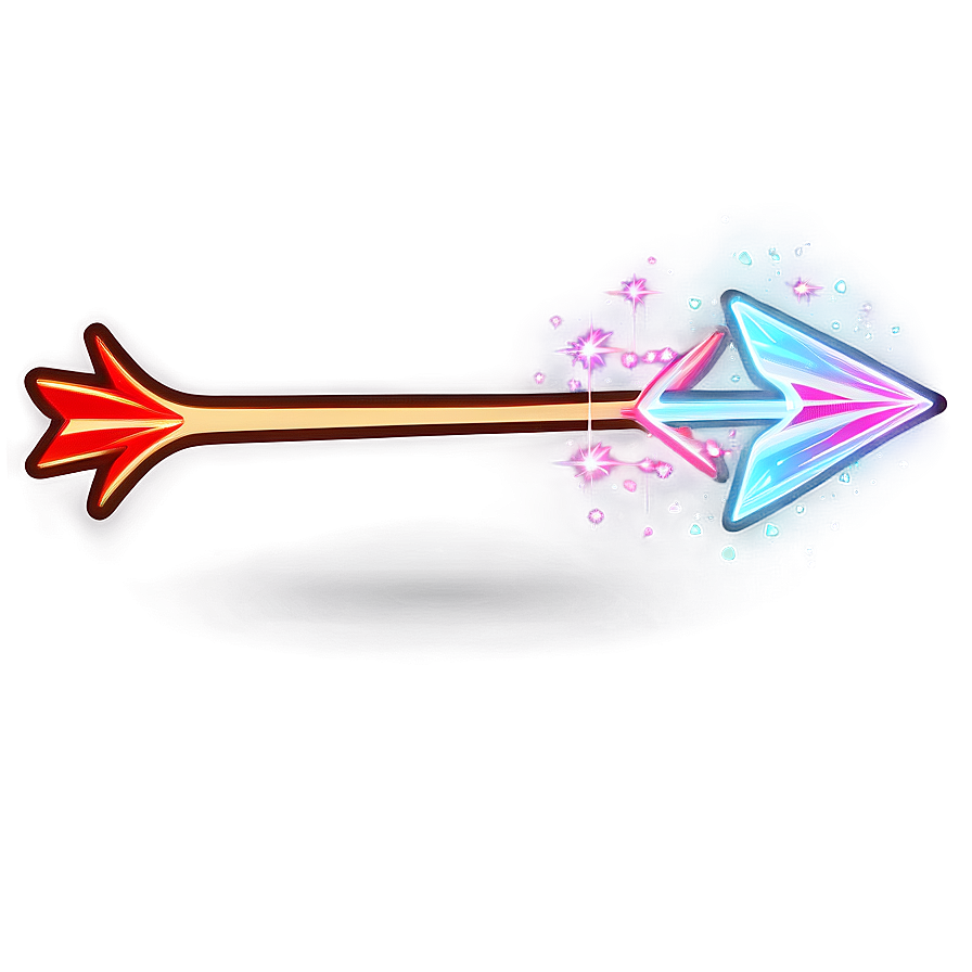 Sparkling Cupid Arrow Effect Png Ndg PNG Image