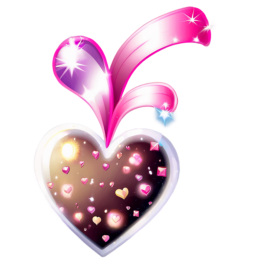 Sparkling Cute Heart Png 49 PNG Image