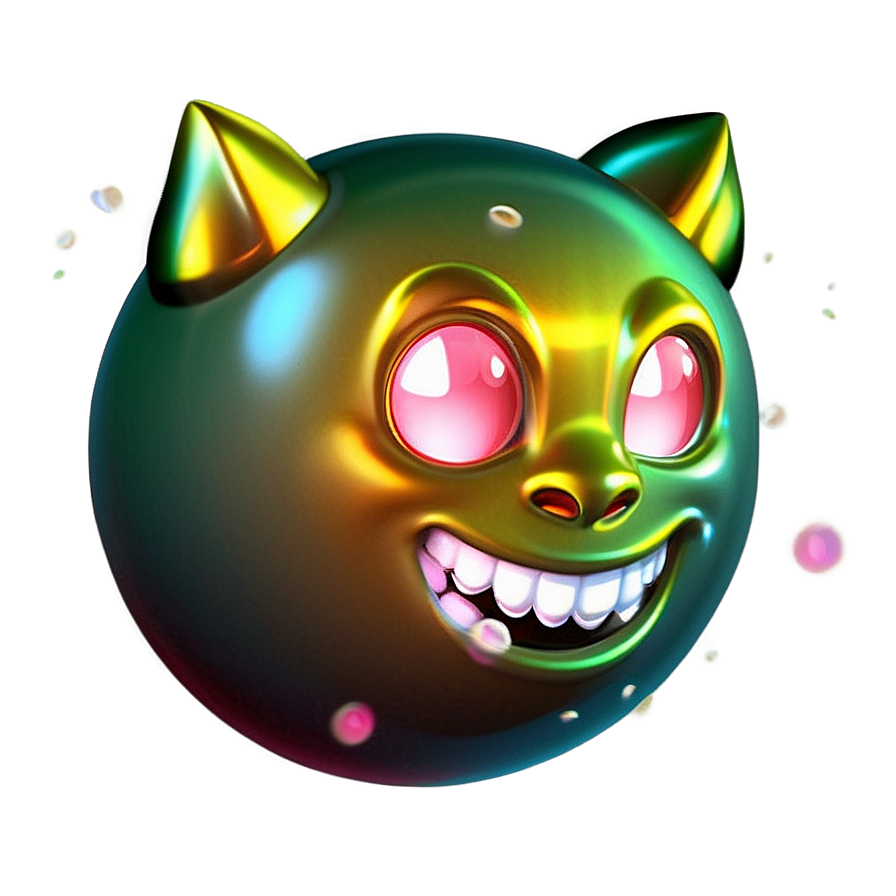 Sparkling Devil Emoji Png Kip40 PNG Image