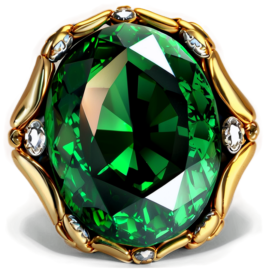 Sparkling Emerald Jewel Png Hun11 PNG Image