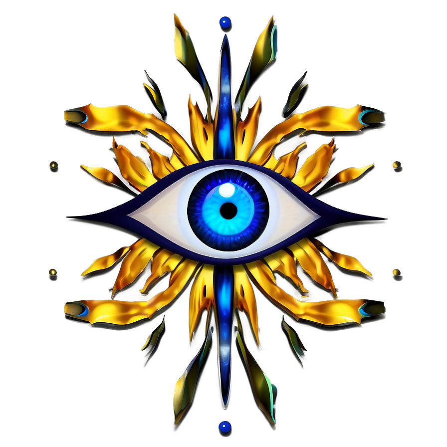 Sparkling Evil Eye Png Atm PNG Image