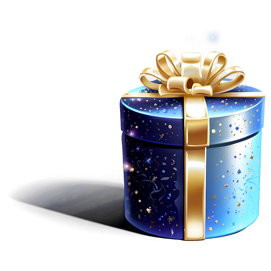 Sparkling Gift Box Png Xpi PNG Image