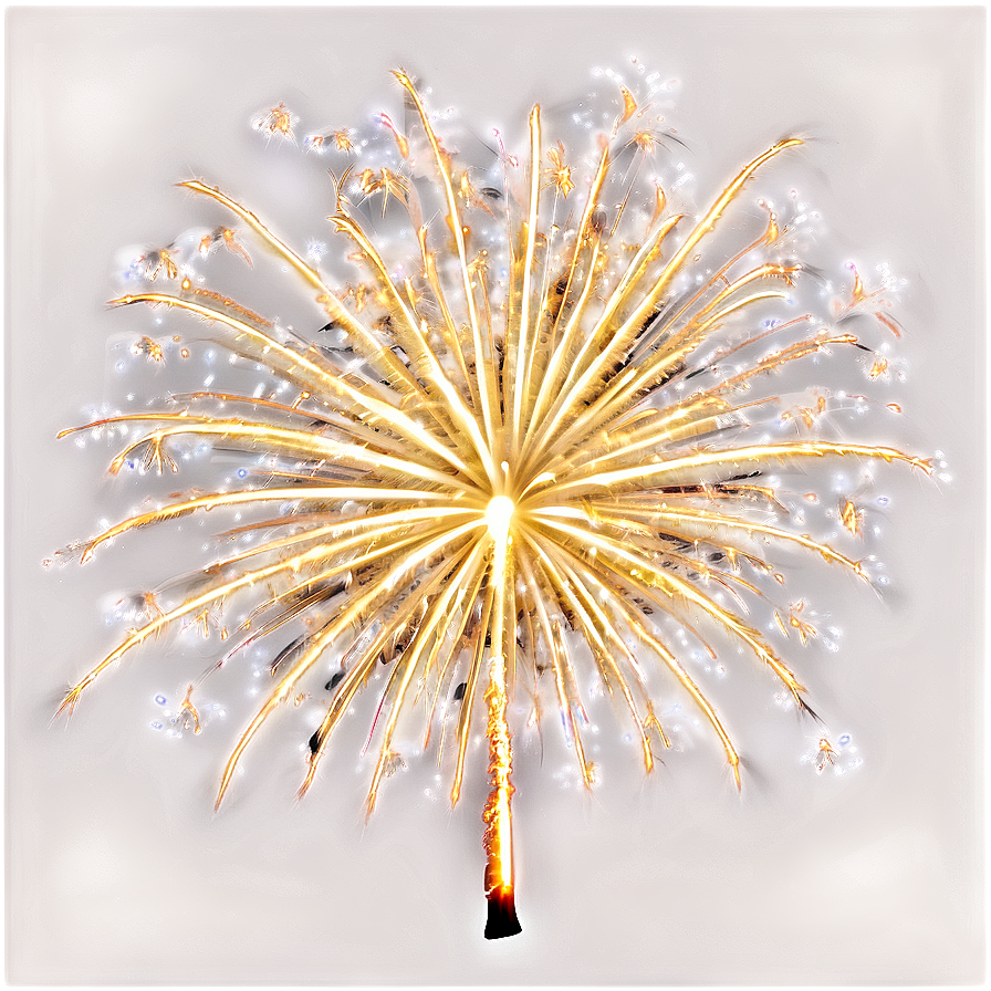 Sparkling Gold Fireworks Night Png 78 PNG Image