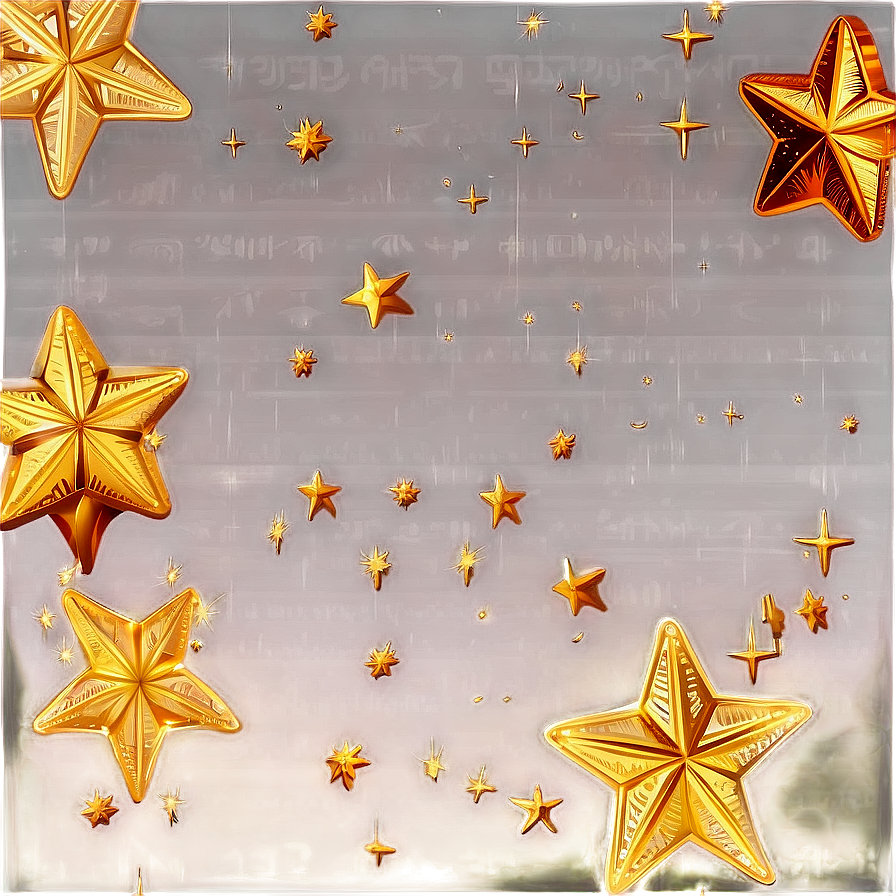 Sparkling Gold Stars Png 06122024 PNG Image