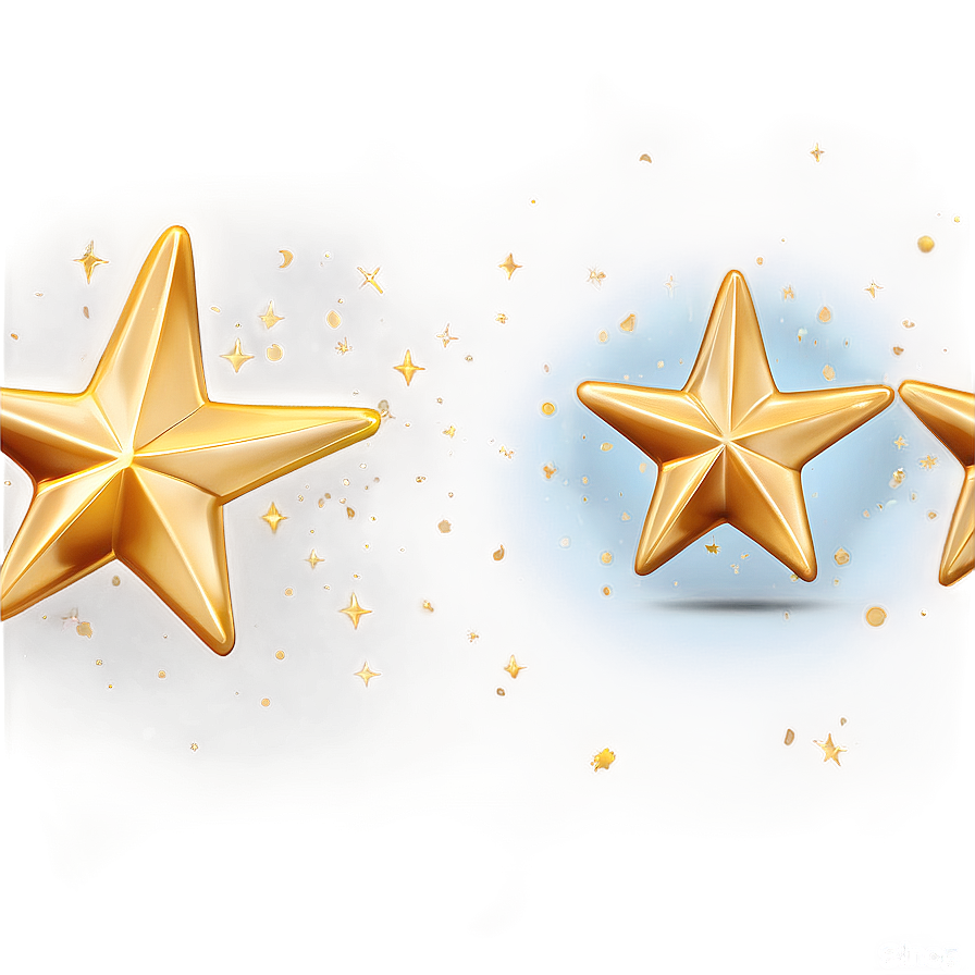 Sparkling Gold Stars Png 38 PNG Image