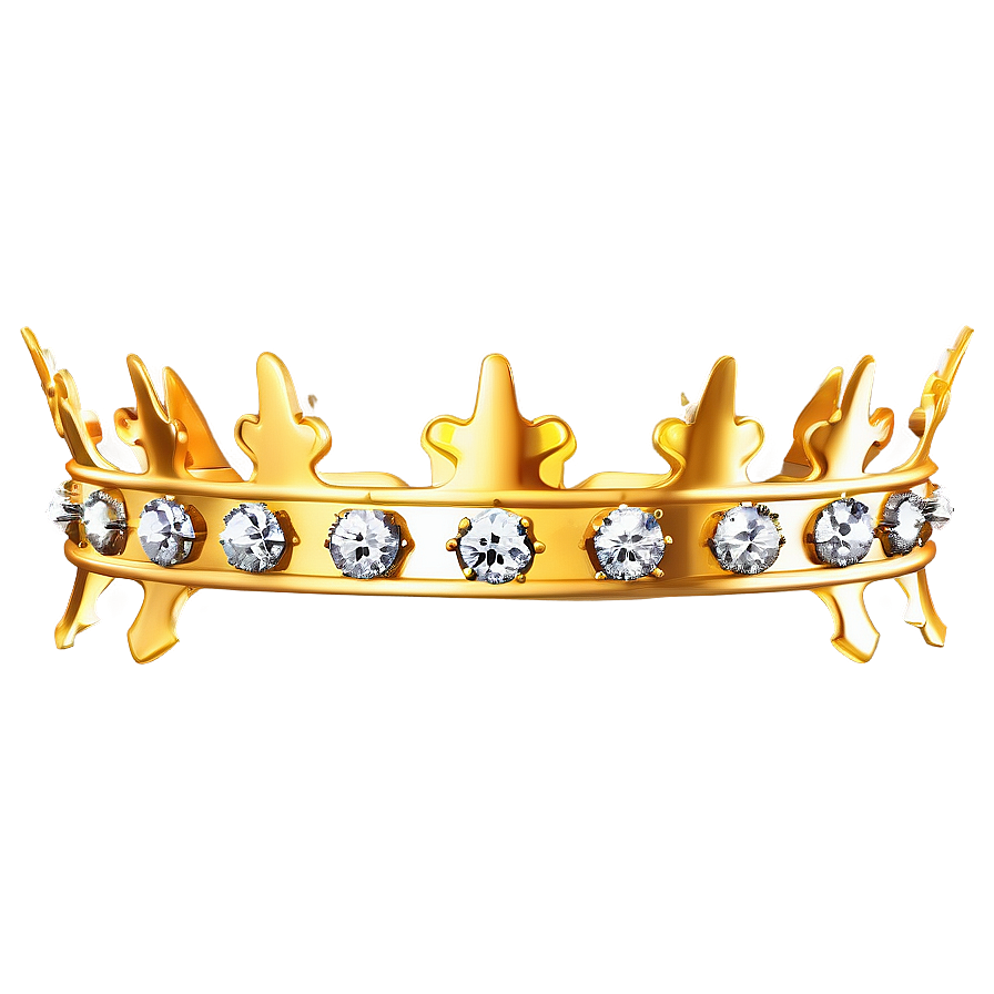 Sparkling Golden Crown Png Ifi45 PNG Image