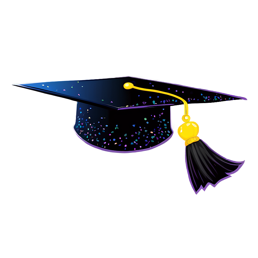 Sparkling Graduation Cap Png Pwf1 PNG Image