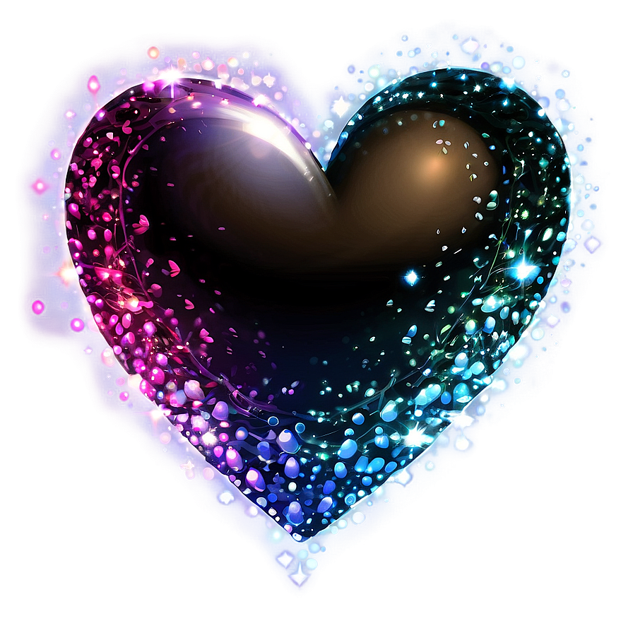 Sparkling Heart Clipart Effect Png 92 PNG Image